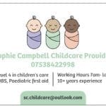 Sophie Campbell Childcare Provider