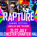 10% off tickets to Rapture Gaming Festival
