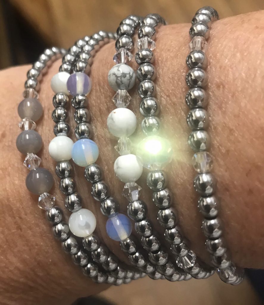 Stunning Hematite Gemstone Bracelets