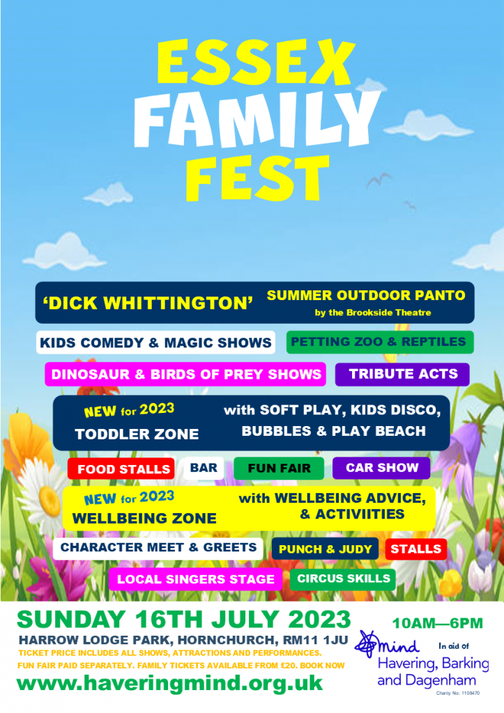 Win a Family Ticket to the Essex Family Fest 2023